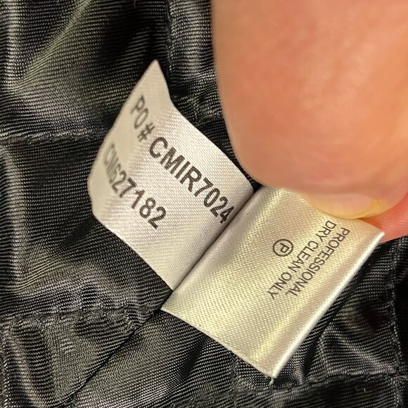 Calvin Klein Black Wool Cashmere Blend Overcoat XL - Picture 7 of 12